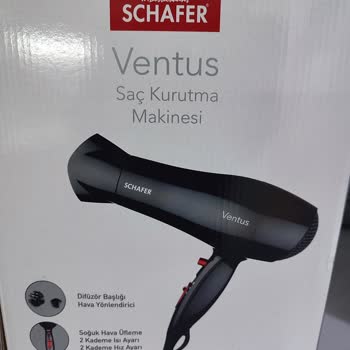 SCHAFER VENTUS SAC KURUTMA MAKINESI SIYAH