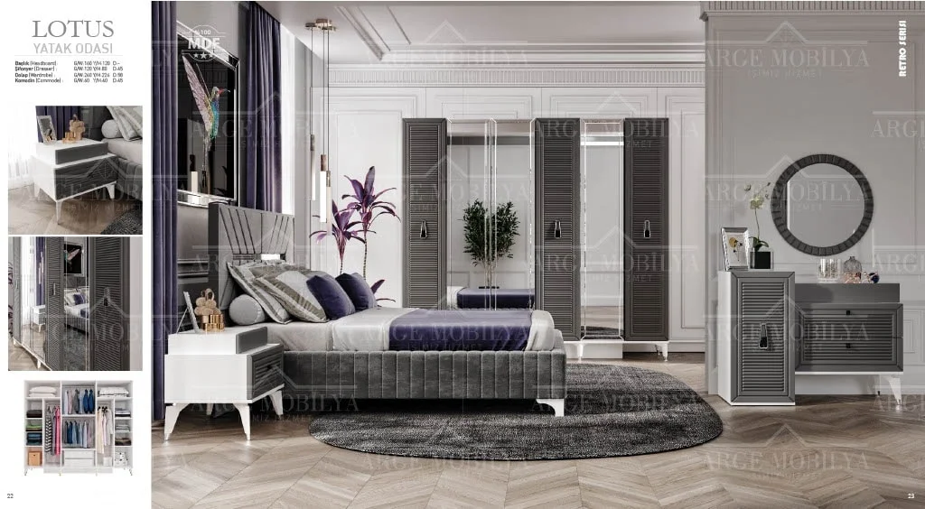 ARGE MOBİLYA LOTUS YATAK ODASI