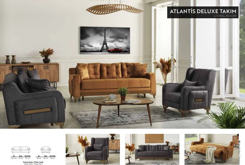 Asır mobilya Atlantis deluxe koltuk takımı