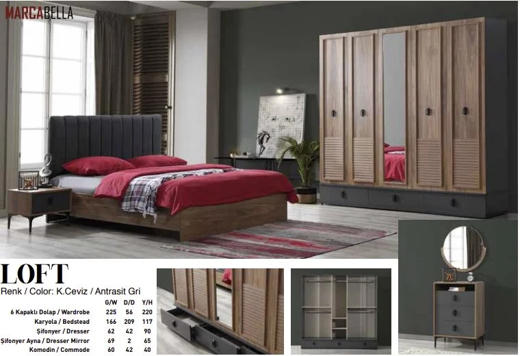 Marcabella Loft Yatak Odası Takımı