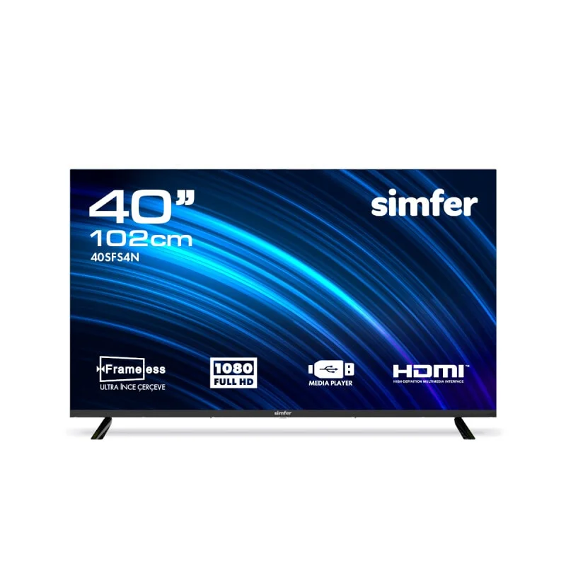 SİMFER 40SFS4N 40 UYDU ALI.LED HD TV (102CM)