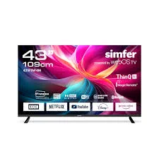 SİMFER 43FSW4M WEBOS DUAL FULL LED TV (109CM