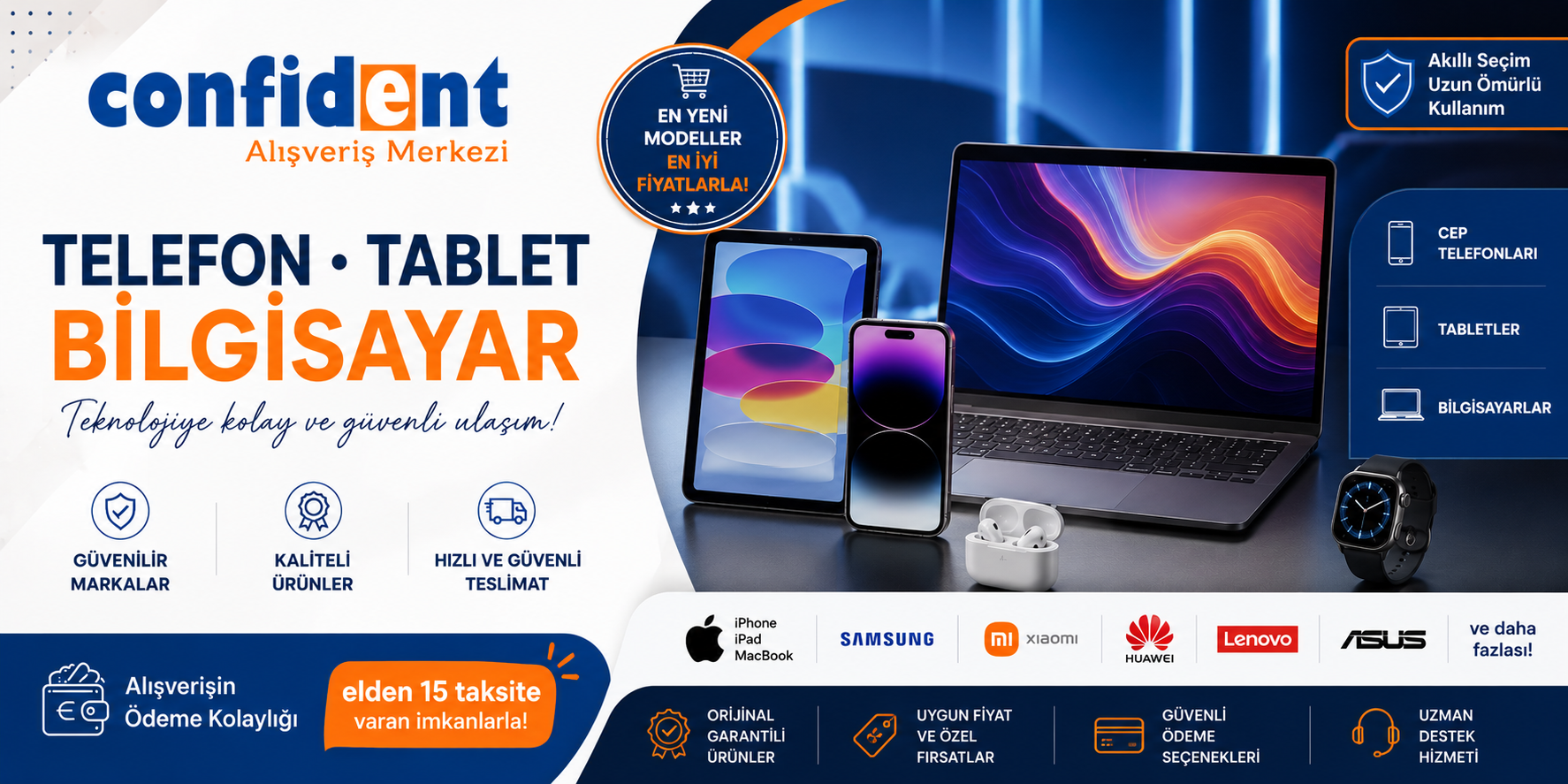 Telefon-Tablet-Bilgisayar Modellerimiz