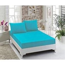 ÖZDİLEK RANFORCE YASTIKLI FİTTED ÇİFT KİŞİLİK ÇARŞAF 160*200