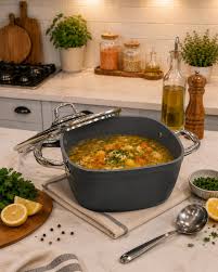 SCHAFER GASTRONOMIE MASTER SERAMIK DERINTENCER 24CM SIYAHGRI