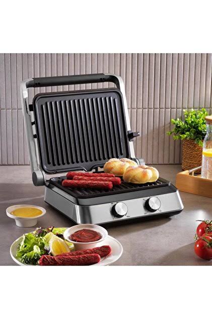 SCHAFER PROFI TOAST VE IZGARA MAKINESI-INOX