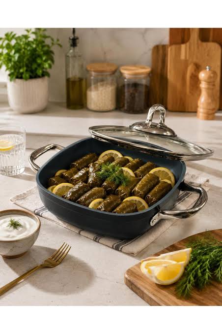 SCHAFER GASTRONOMIE MASTER SERAMIK BASIKTENCER 24CM SIYAHGRI