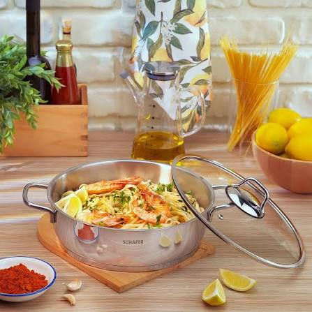 SCHAFER HELD CELIK BASIK TENCERE 26CM INOX