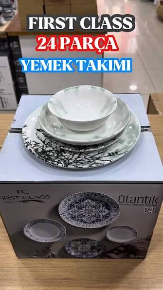 FIRST CLASS 24 PRC DIJITAL YEMEK TAKIMI