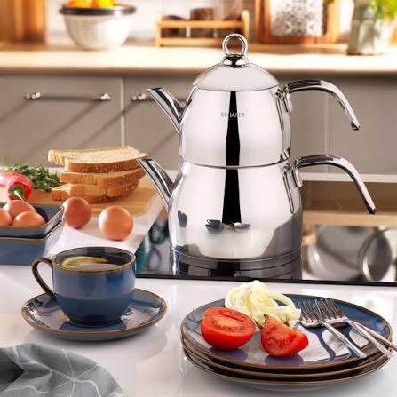 SCHAFER BASE CELIK CAYDANLIK TAKIMI INOX