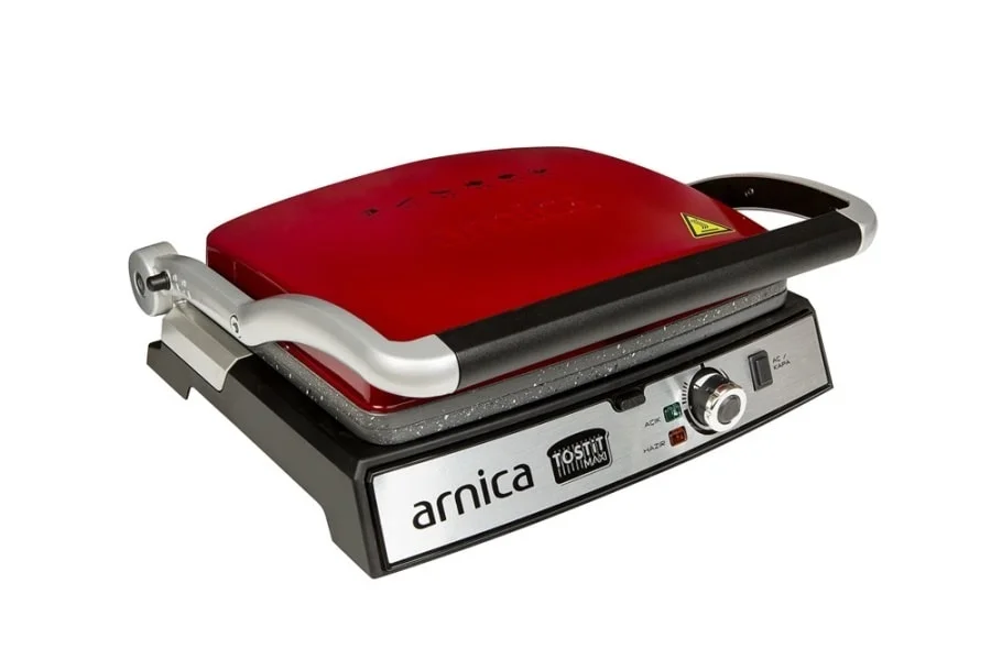 ARNİCA TOSTİT MAXİ TOST MAKİNESİ KIRMIZI
