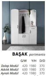BAŞAK portmanto