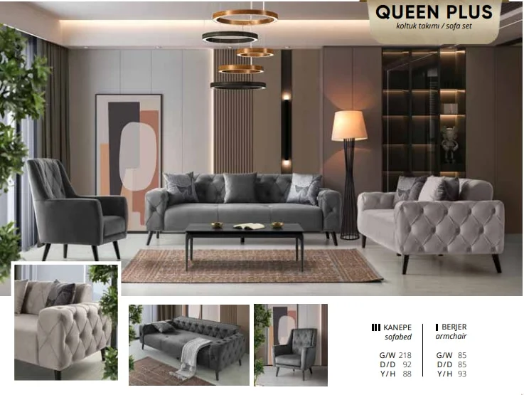 QUEEN PLUS koltuk takımı