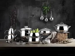 SCHAFER ALİA ÇELİK ÇEYİZ SETİ 18PRÇ GÜMÜŞ