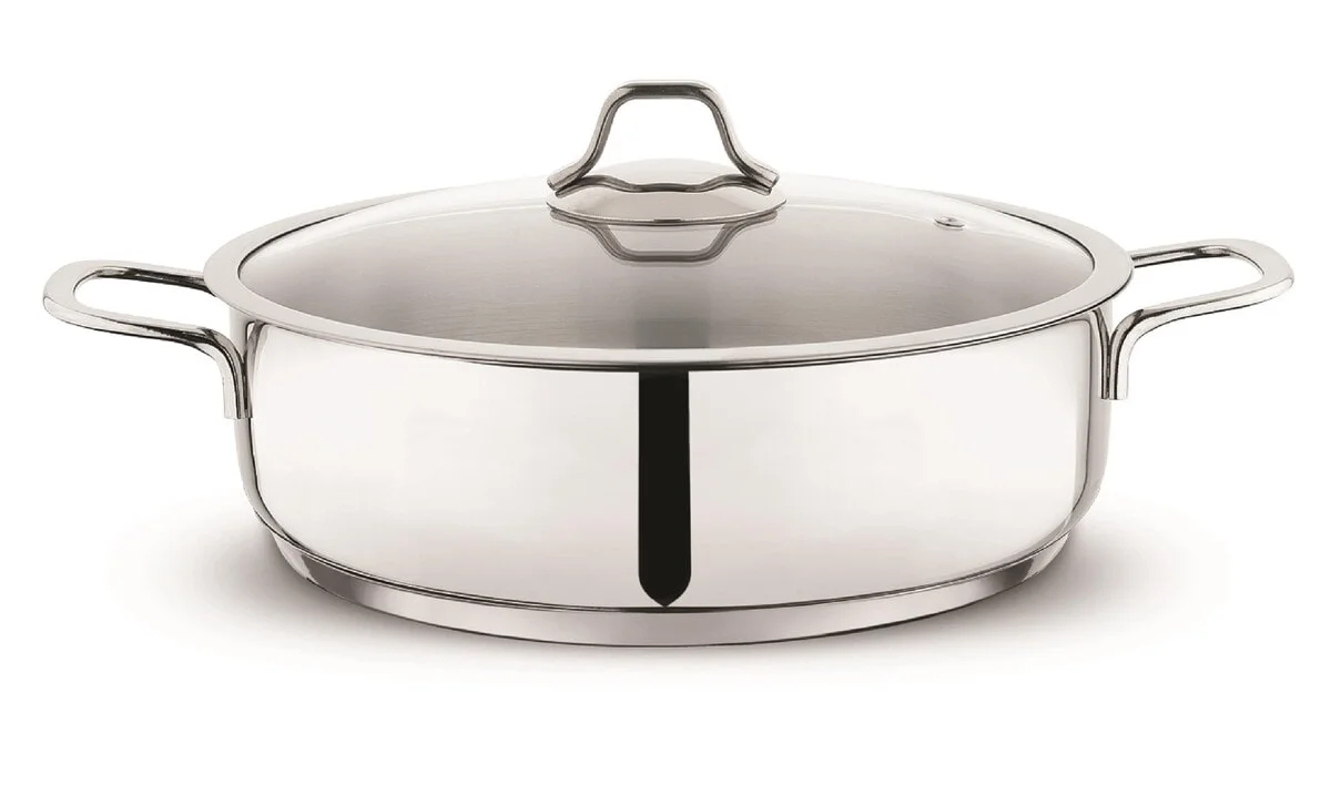 Schafer Held Çelik Basık Tencere 26 Cm - Inox