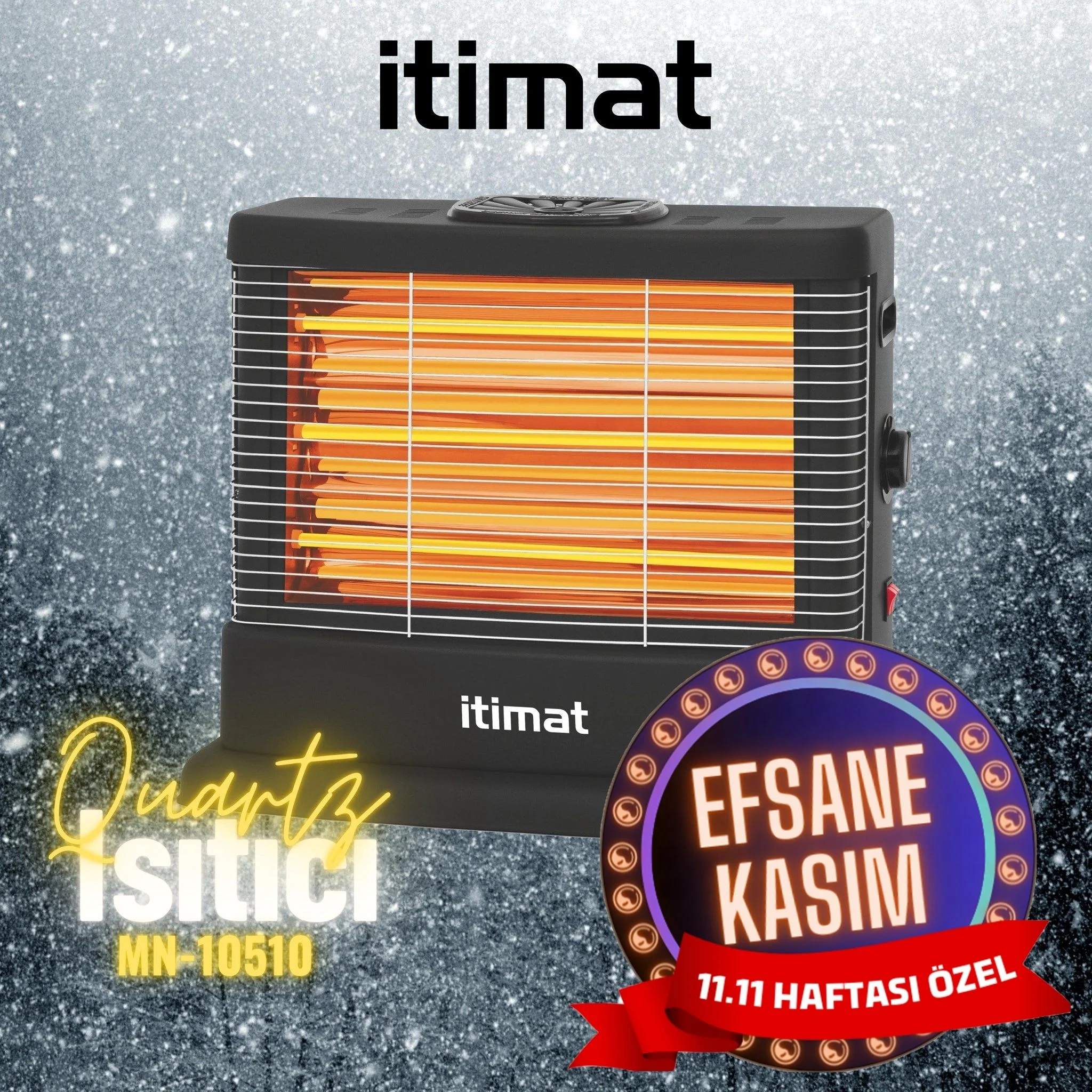 İTİMAT 10510  BUHARLI ŞÖMİNE ISITICI SOBA